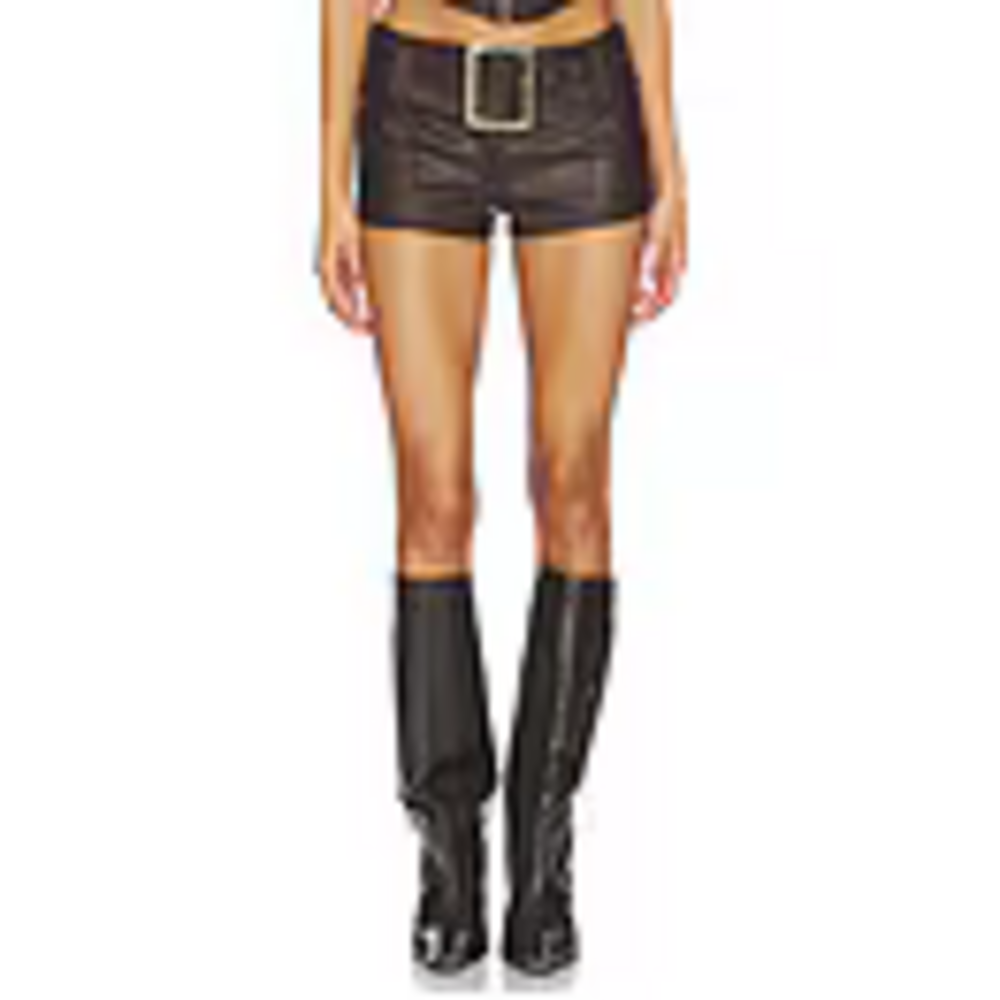 superdown Melania Micro Short in Brown - Picture 3 of 5